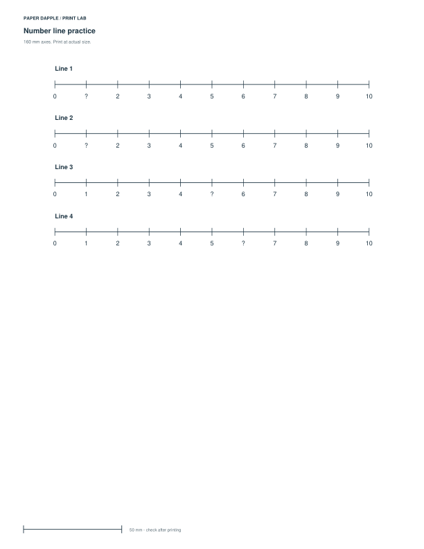 Actual Make number and fraction working pages example PDF page 1