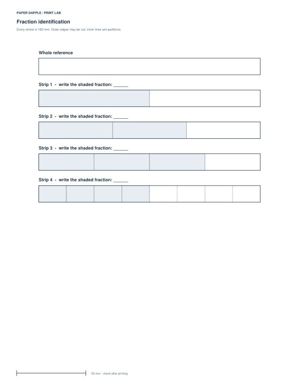 Actual Make number and fraction working pages example PDF page 3
