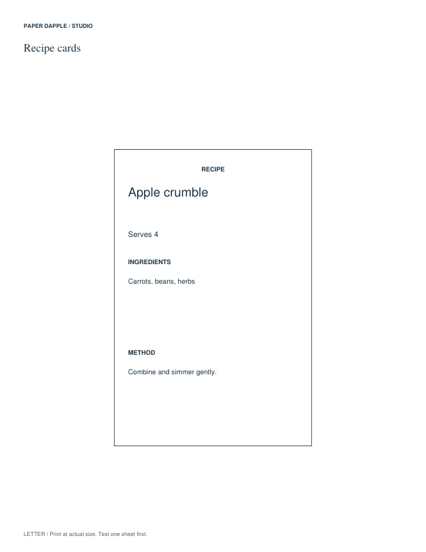 Actual Build a small recipe library example PDF page 2