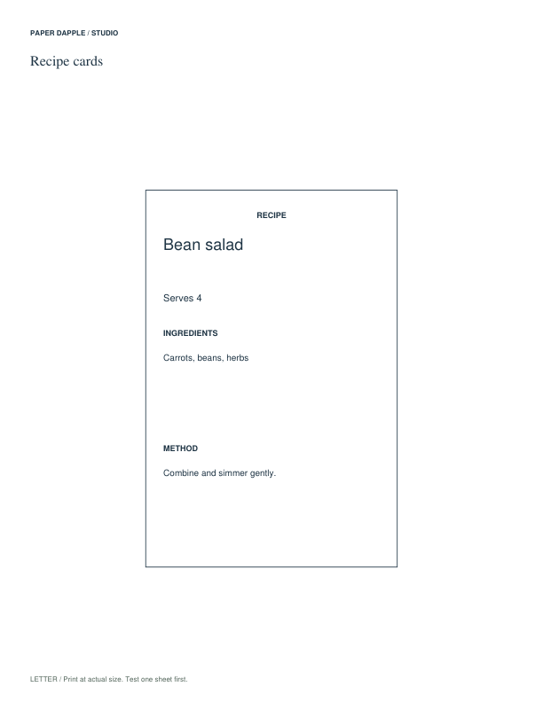 Actual Build a small recipe library example PDF page 3