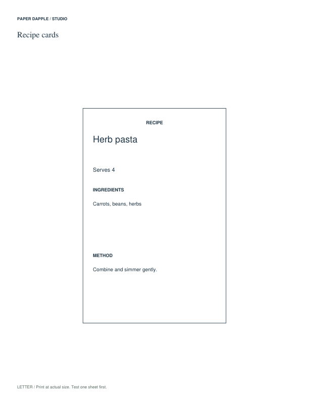 Actual Build a small recipe library example PDF page 4