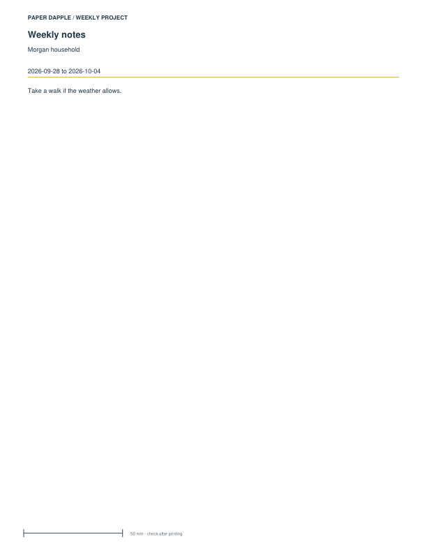Actual Give the week a useful place example PDF page 4