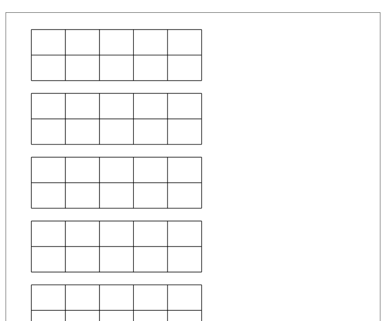 Preview of Ten-frame working mats