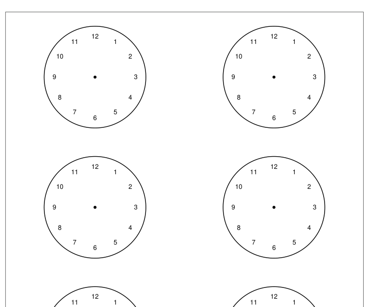 Preview of Clock-face learning paper