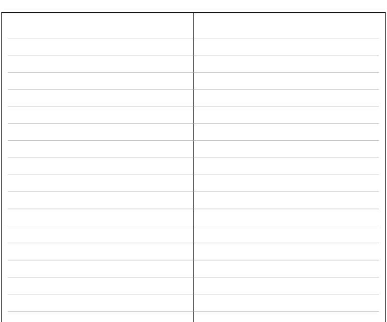 Preview of Two-column comparison notes