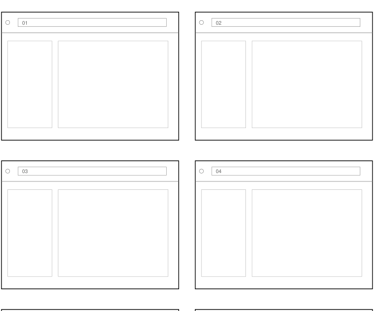 Preview of Screen wireframe planning