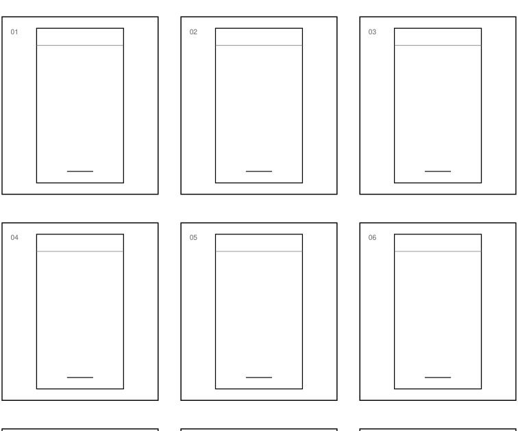 Preview of Mobile screen sketch paper