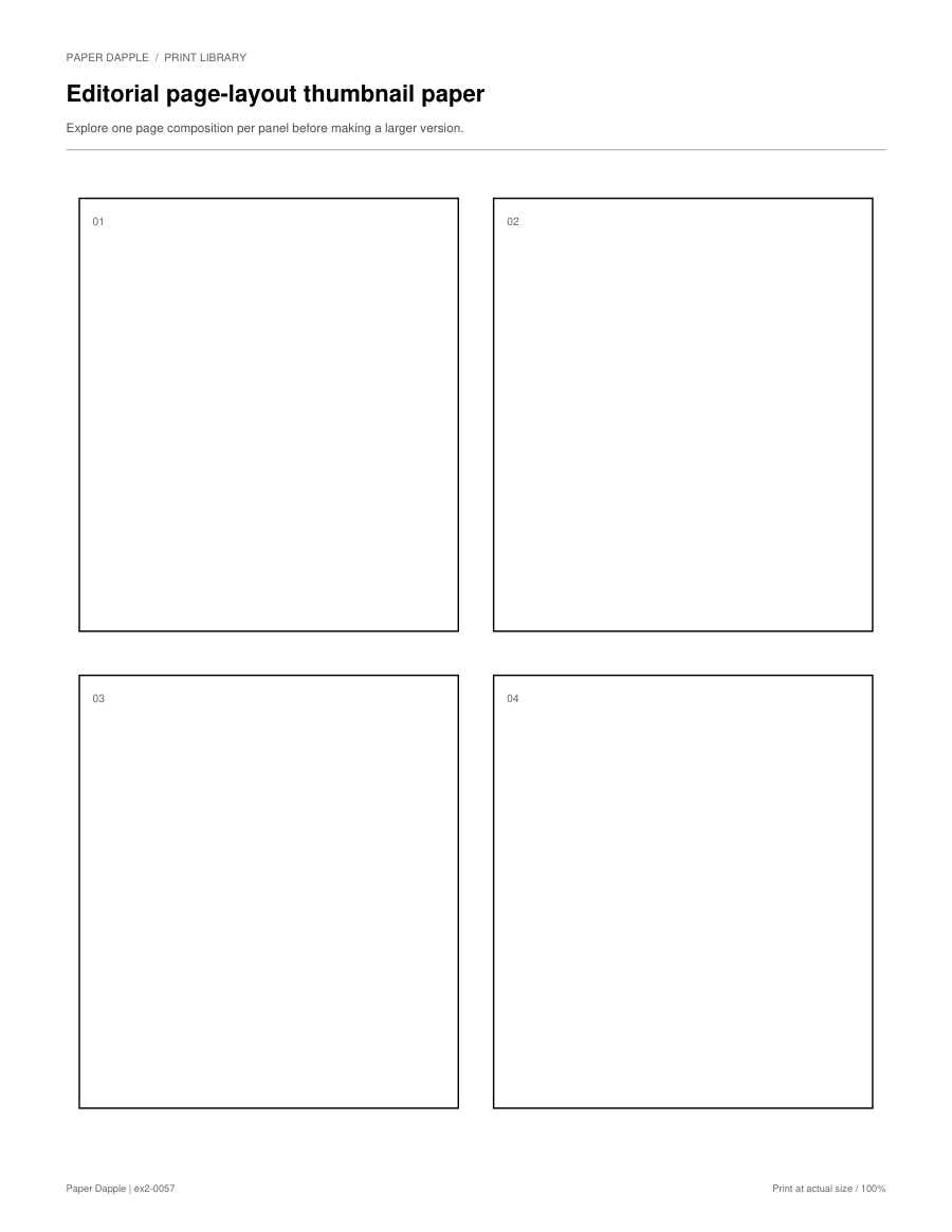 Preview of Editorial page-layout thumbnail paper