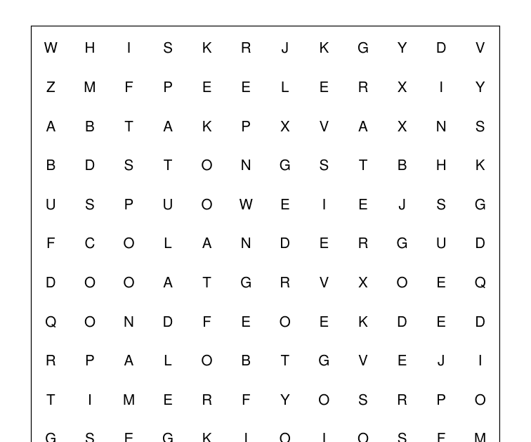 Preview of Kitchen utensils word-search packet