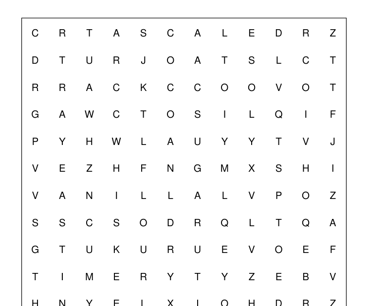 Preview of Baking supplies word-search packet