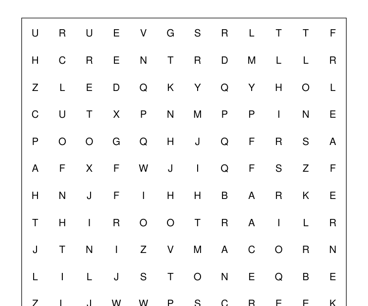 Preview of Woodland walk word-search packet