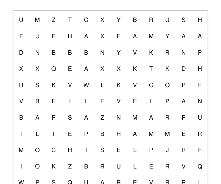 Preview of Workshop tools word-search packet