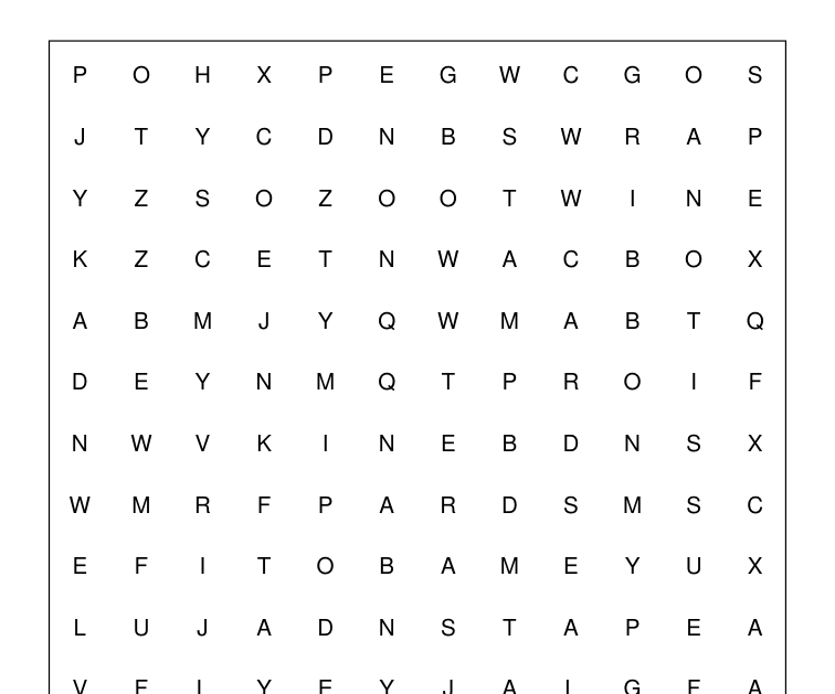 Preview of Handmade gifts word-search packet