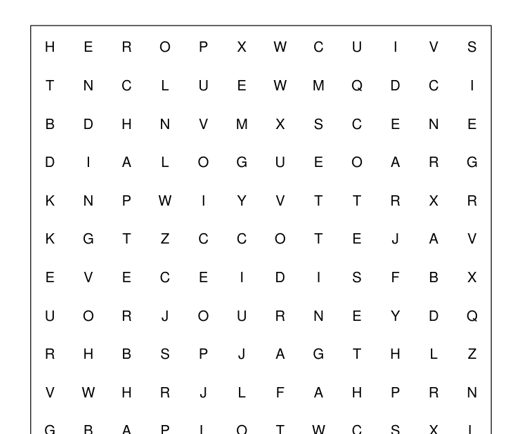 Preview of Storytelling words word-search packet