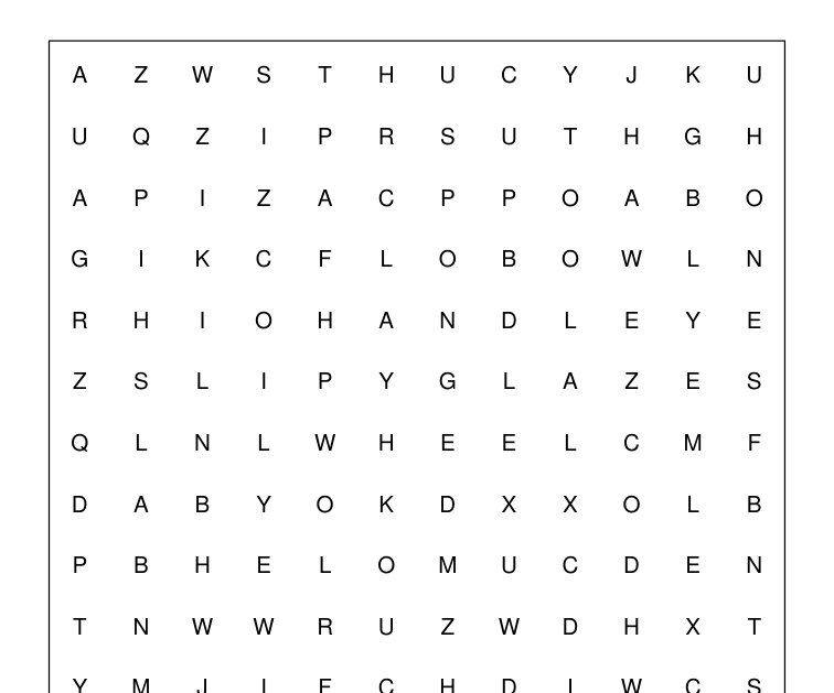 Preview of Pottery studio word-search packet