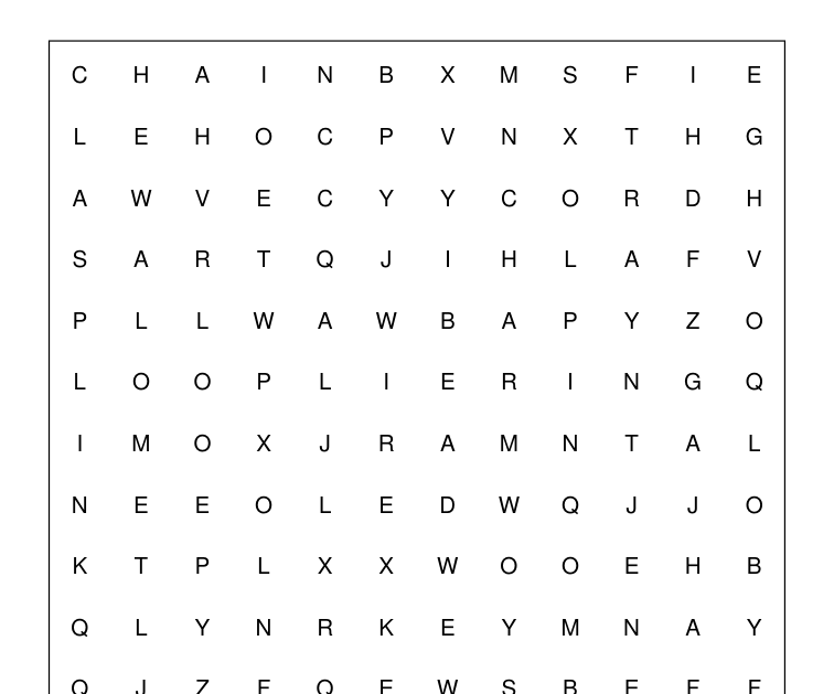 Preview of Jewelry bench word-search packet