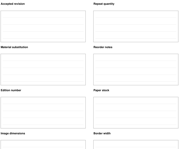 Preview of Art print fulfillment - reorder specification
