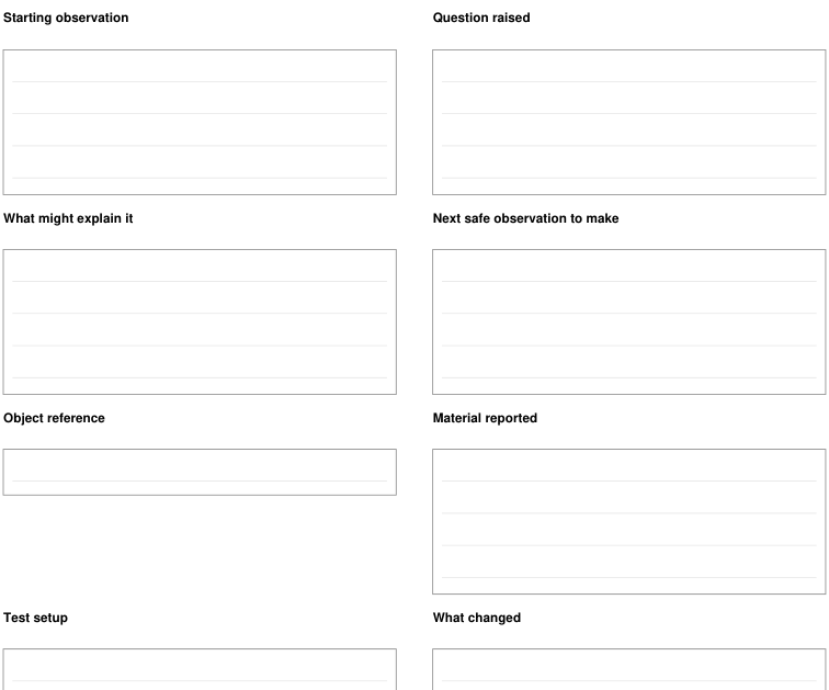 Preview of Magnetism observation - question and follow-up
