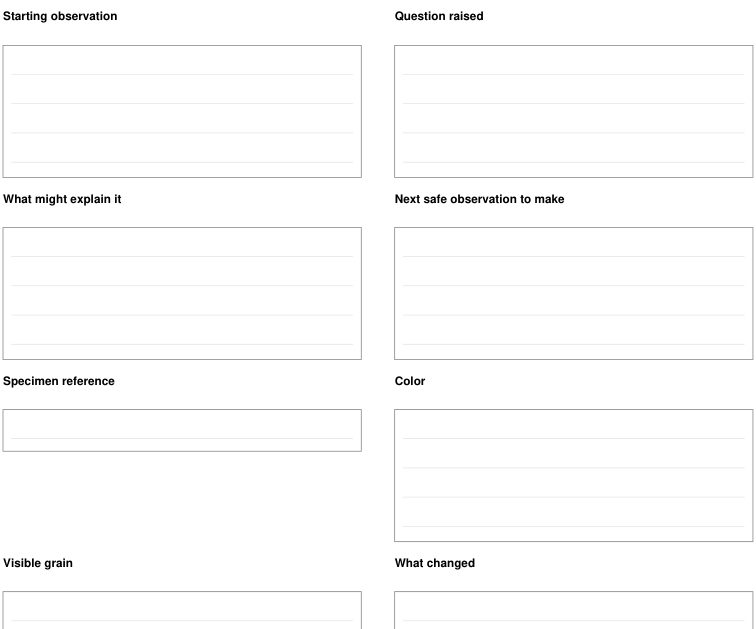 Preview of Rock comparison - question and follow-up