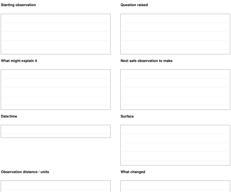 Preview of Snail movement observation - question and follow-up