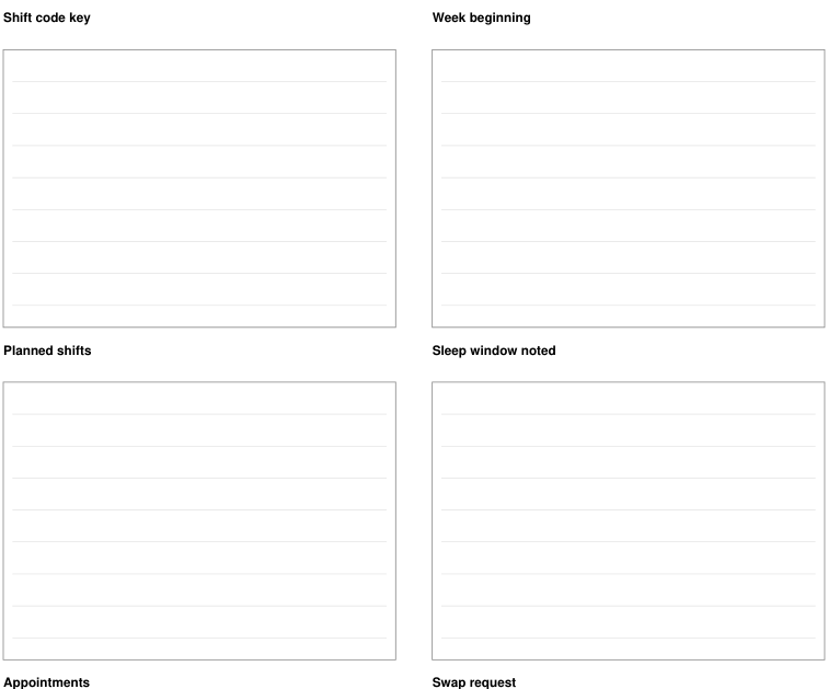 Preview of Rotating shift overview