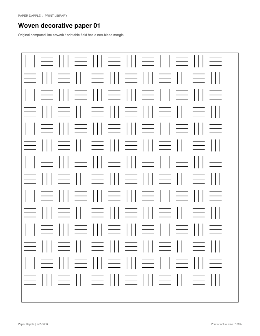 Preview of Woven decorative papers