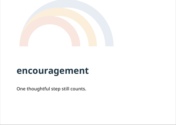 Preview of Encouragement geometric greeting card