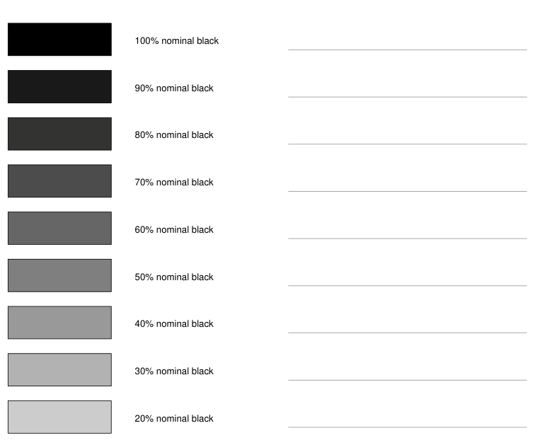 Preview of Grayscale distinction test sheet