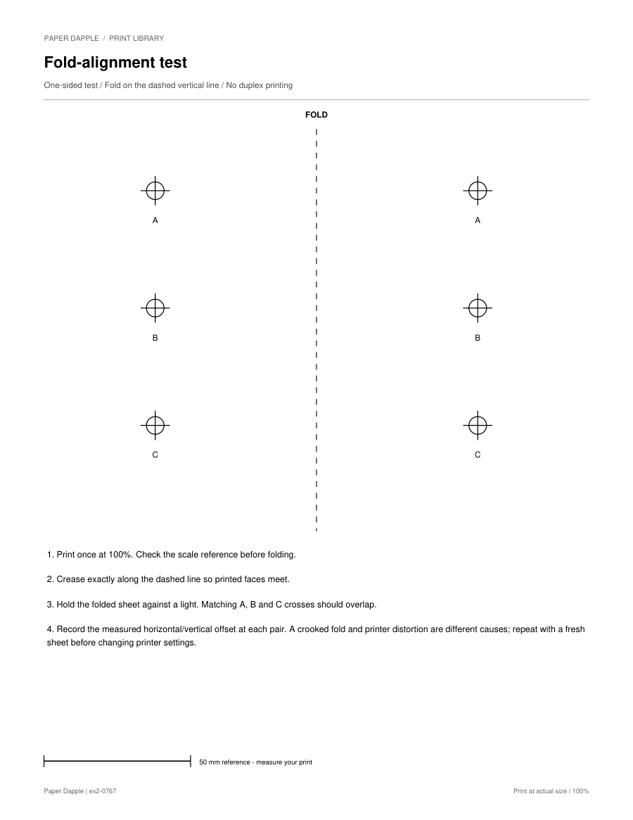 Preview of Fold-alignment test