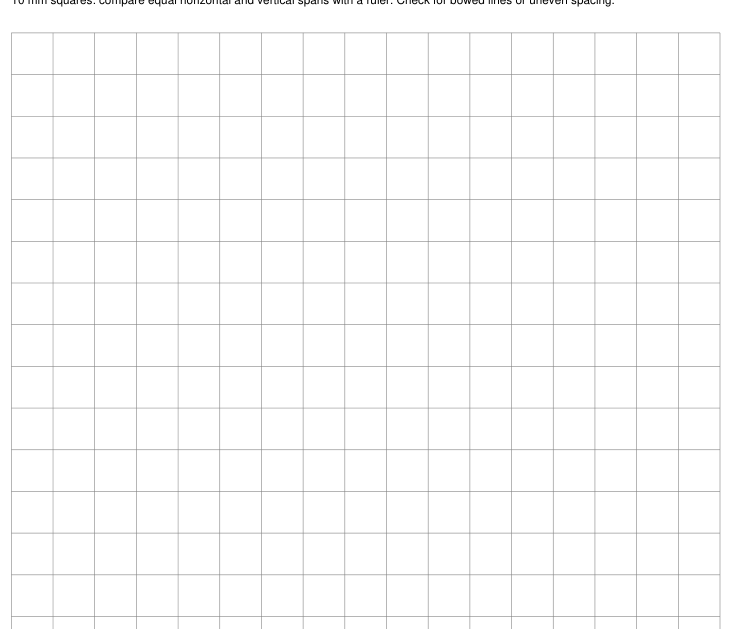 Preview of Orthogonal distortion-check grid