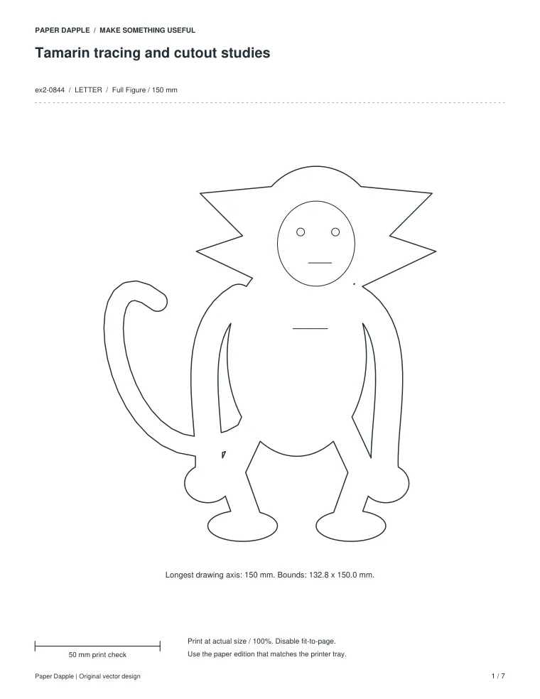 Preview of Tamarin tracing and cutout studies