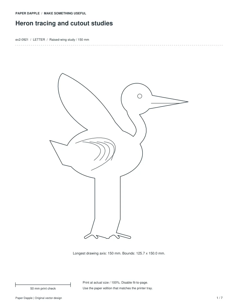 Preview of Heron tracing and cutout studies