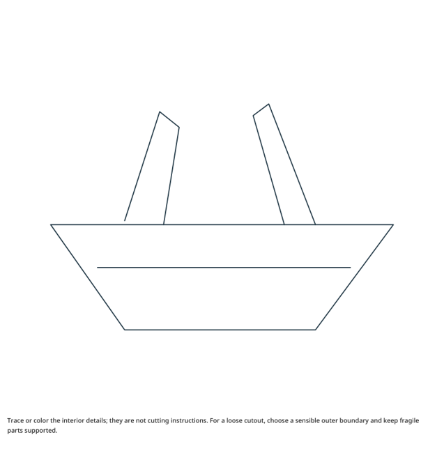 Preview of Rowboat craft drawing