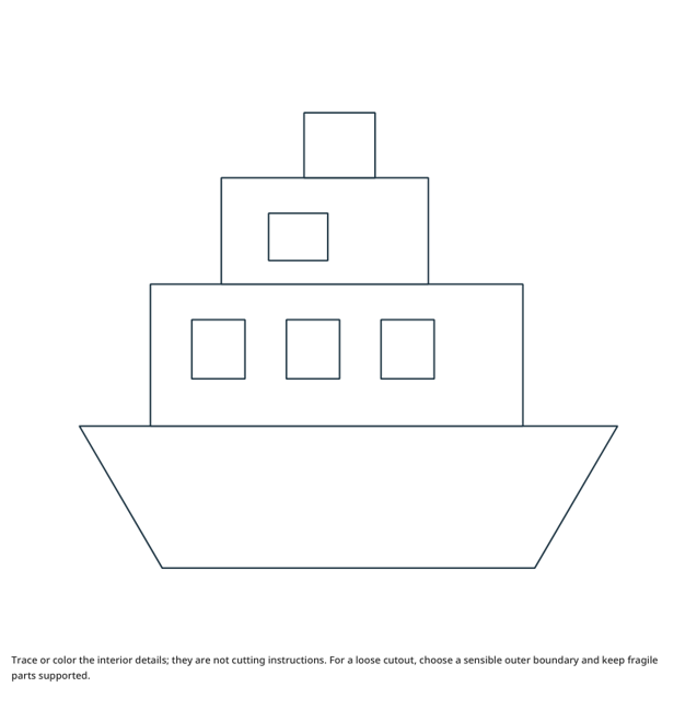 Preview of Ferry craft drawing