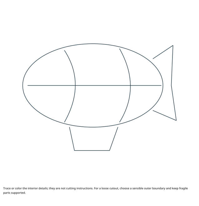 Preview of Blimp craft drawing