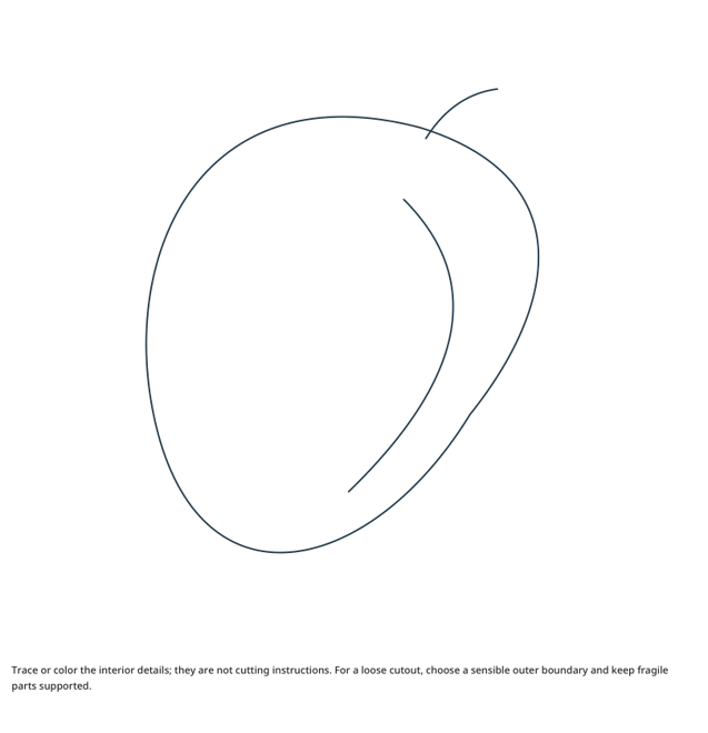 Preview of Mango craft drawing