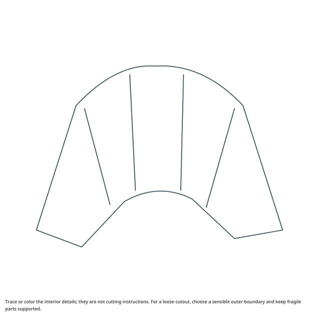 Preview of Croissant craft drawing