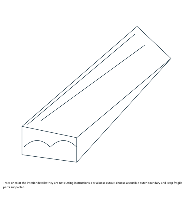 Preview of Pie Slice craft drawing