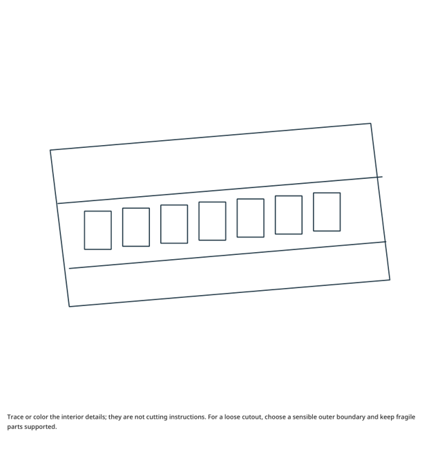 Preview of Harmonica craft drawing