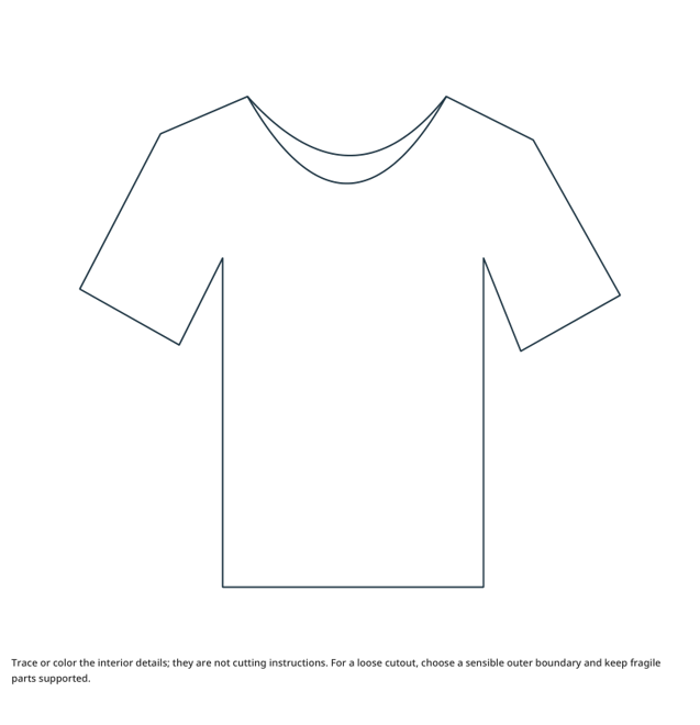 Preview of Tshirt craft drawing