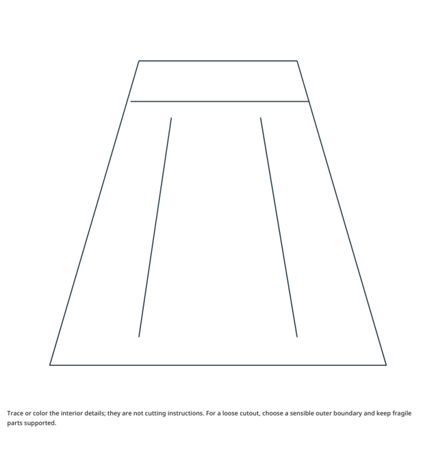 Preview of Skirt craft drawing