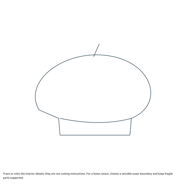 Preview of Beret craft drawing