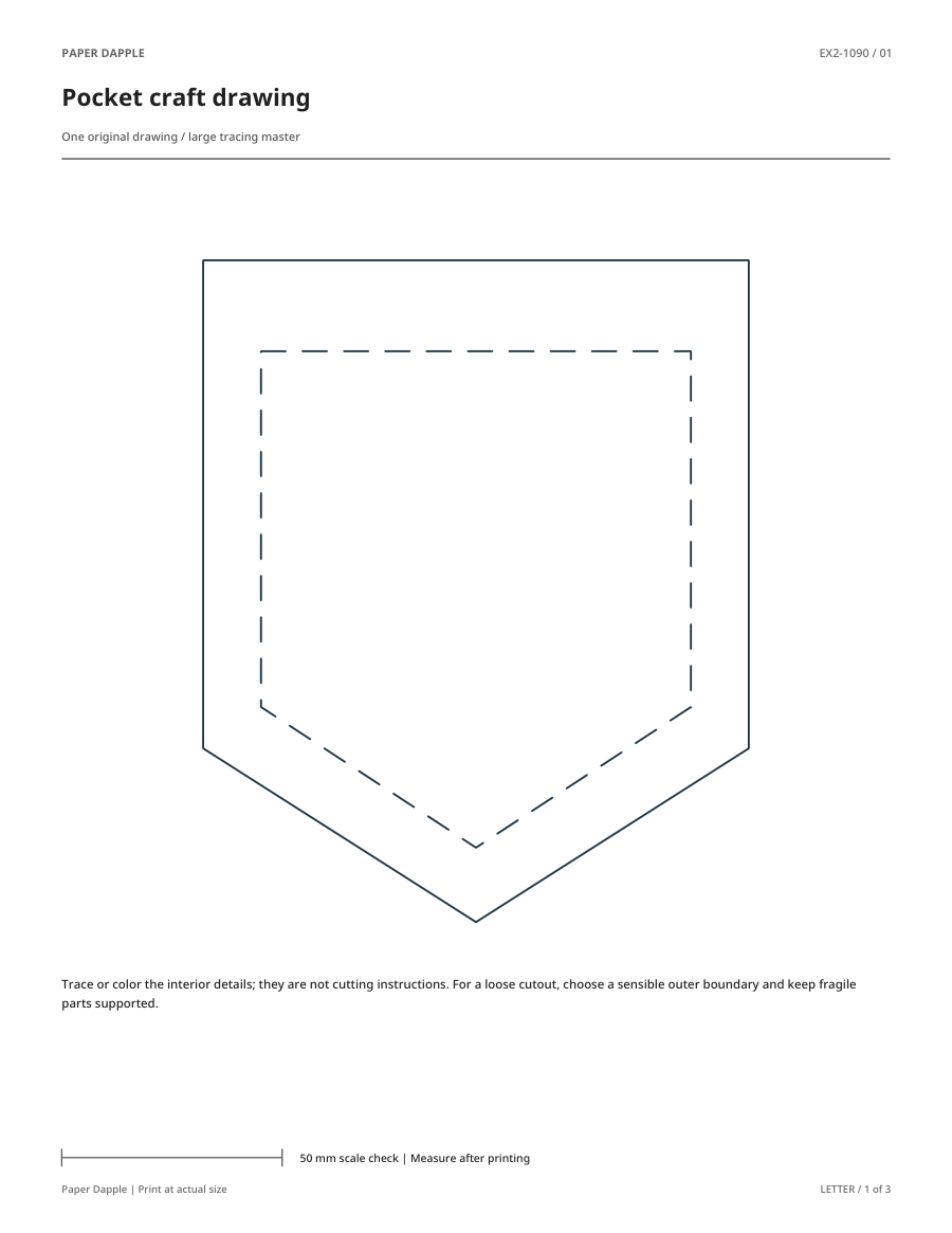 Preview of Pocket craft drawing
