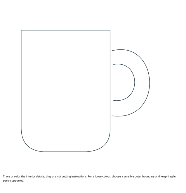 Preview of Mug craft drawing