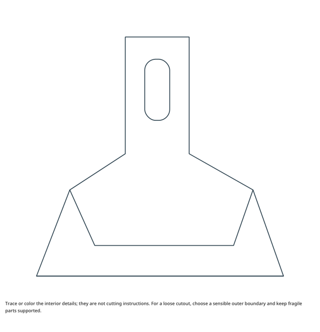 Preview of Dustpan craft drawing