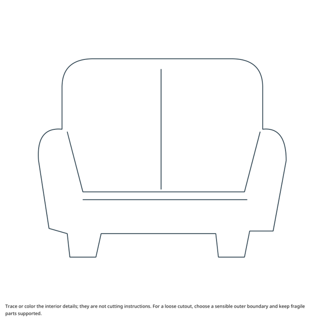 Preview of Sofa craft drawing