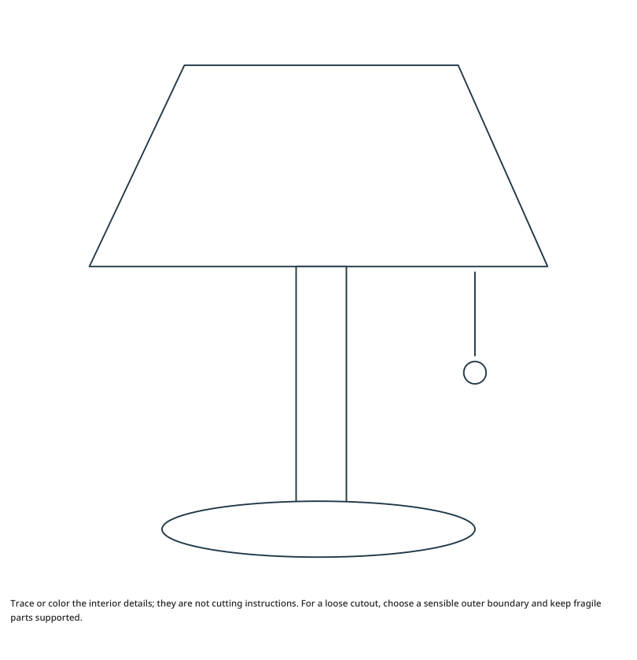 Preview of Floor Lamp craft drawing