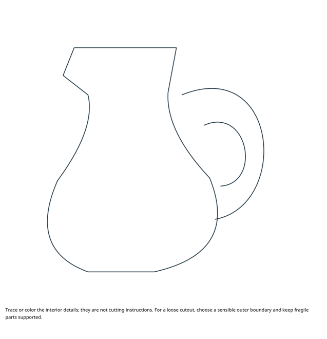 Preview of Jug craft drawing