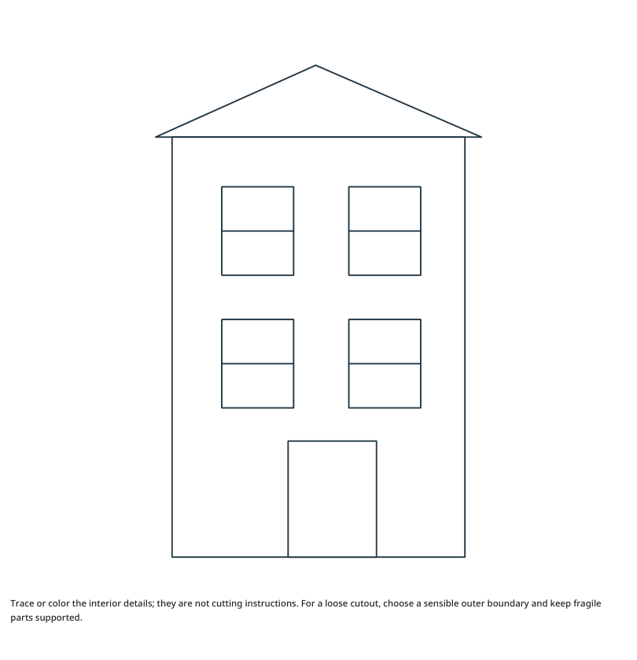 Preview of Townhouse craft drawing
