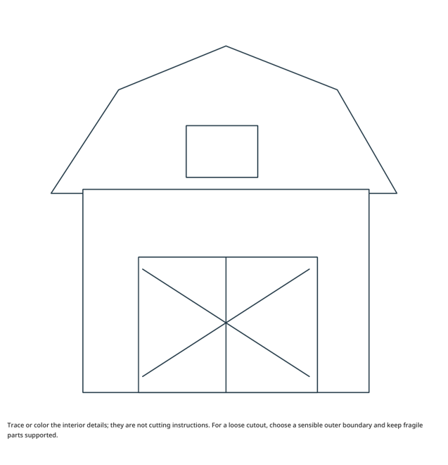 Preview of Barn craft drawing